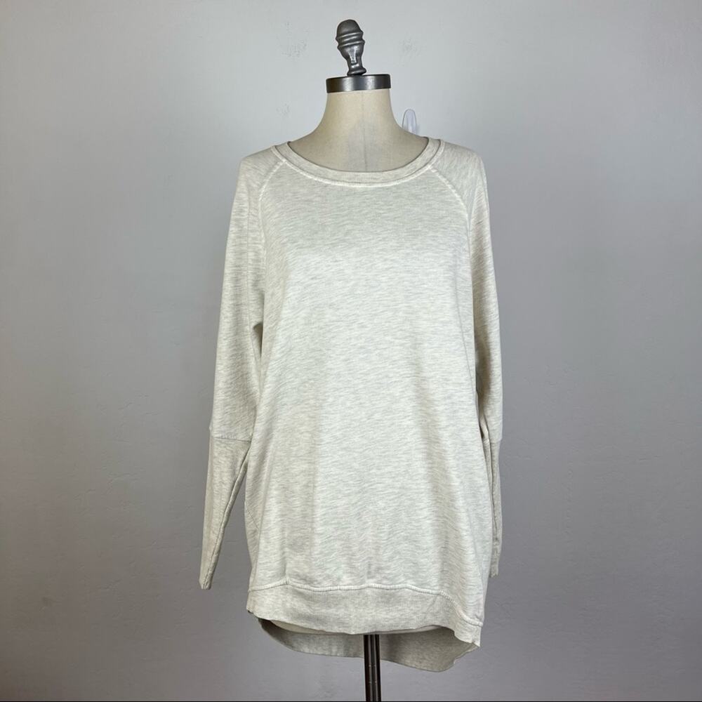 Anthropologie T.La Cream Oversize Sweater